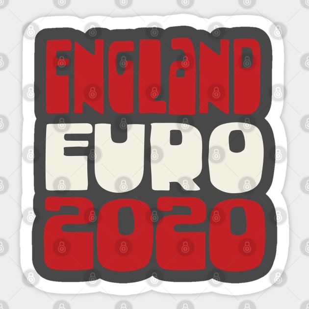 England / Euro 2020 Football Fan Design Sticker by DankFutura